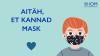Thank you for wearing a mask poster in Estonian.