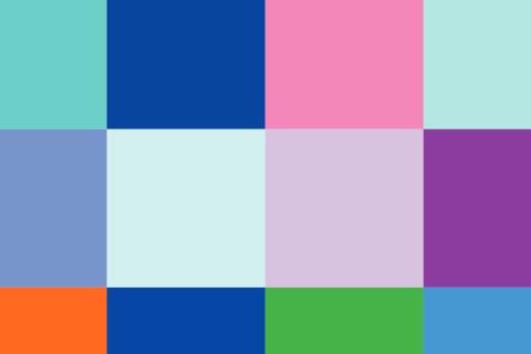 Multicoloured squares